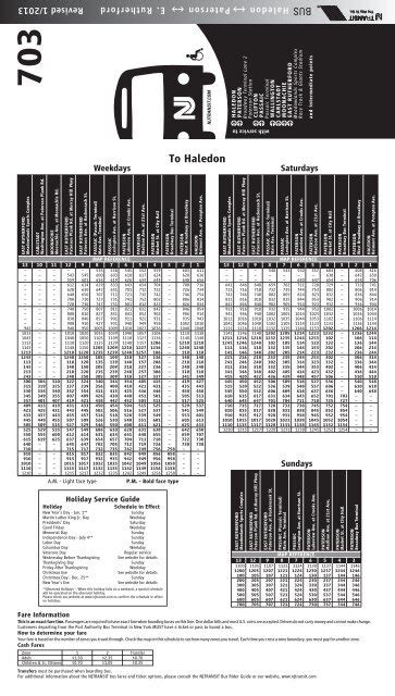 nj transit bus schedule|More.